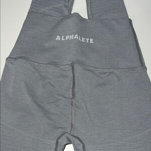 Alphalete Gray High-Rise Leggings